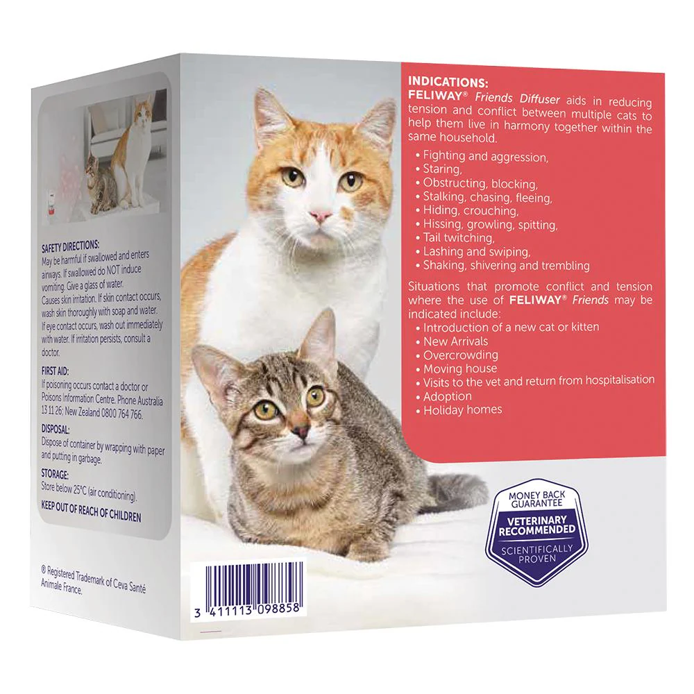 Feliway Friends Diffuser Plug and 48ml Refill Vial - Image 7