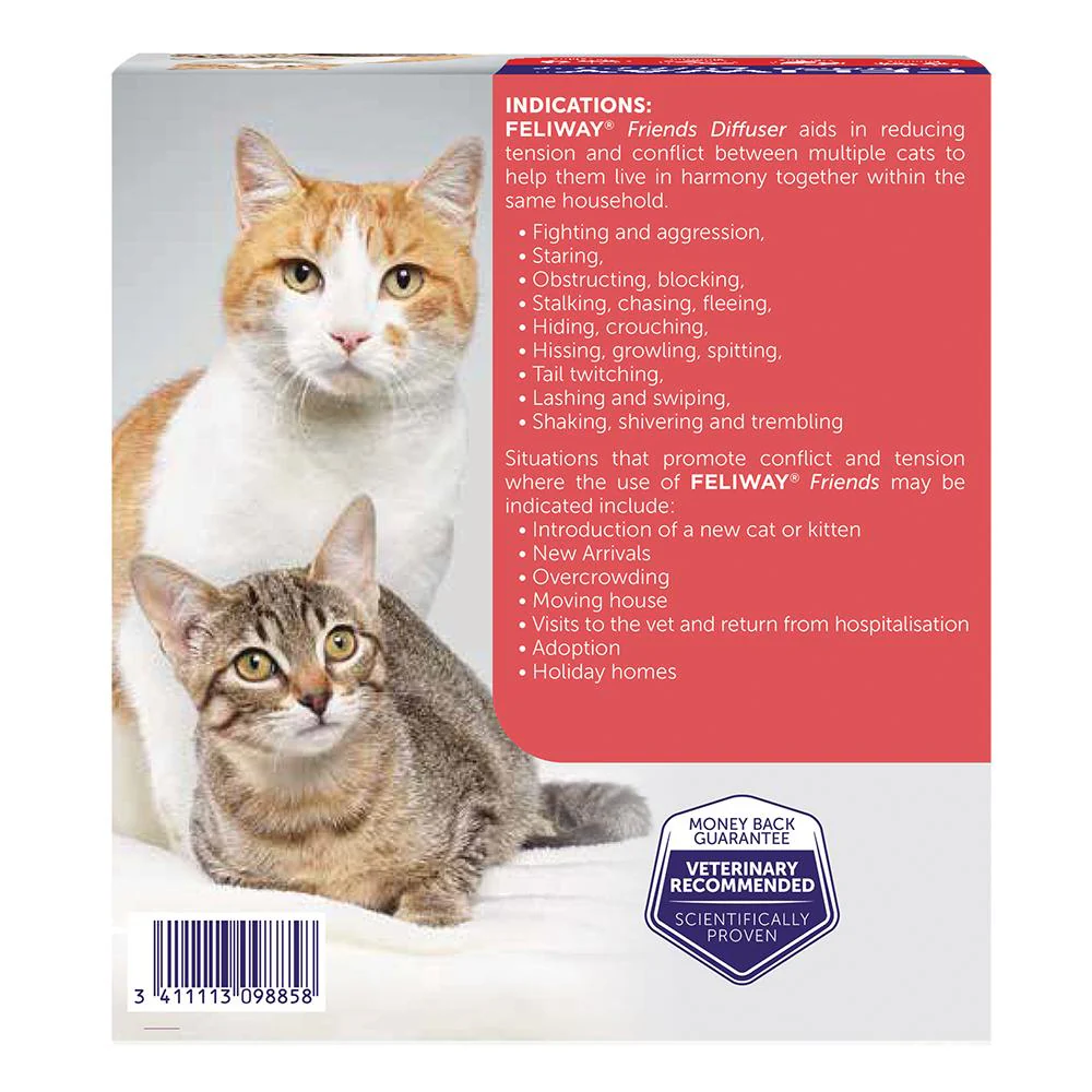 Feliway Friends Diffuser Plug and 48ml Refill Vial - Image 8