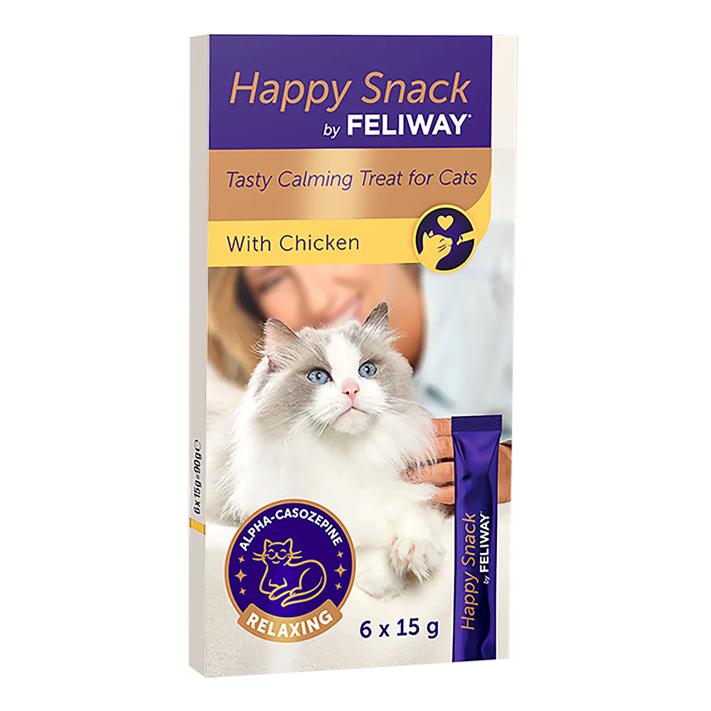 Feliway Happy Snack Lickable Calming Treats 6x15g - Image 2