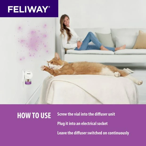Feliway Home Diffuser Refill 48ml 3 pack - Image 4