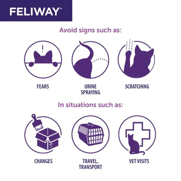 Feliway Home Diffuser Refill 48ml 3 pack - Image 5