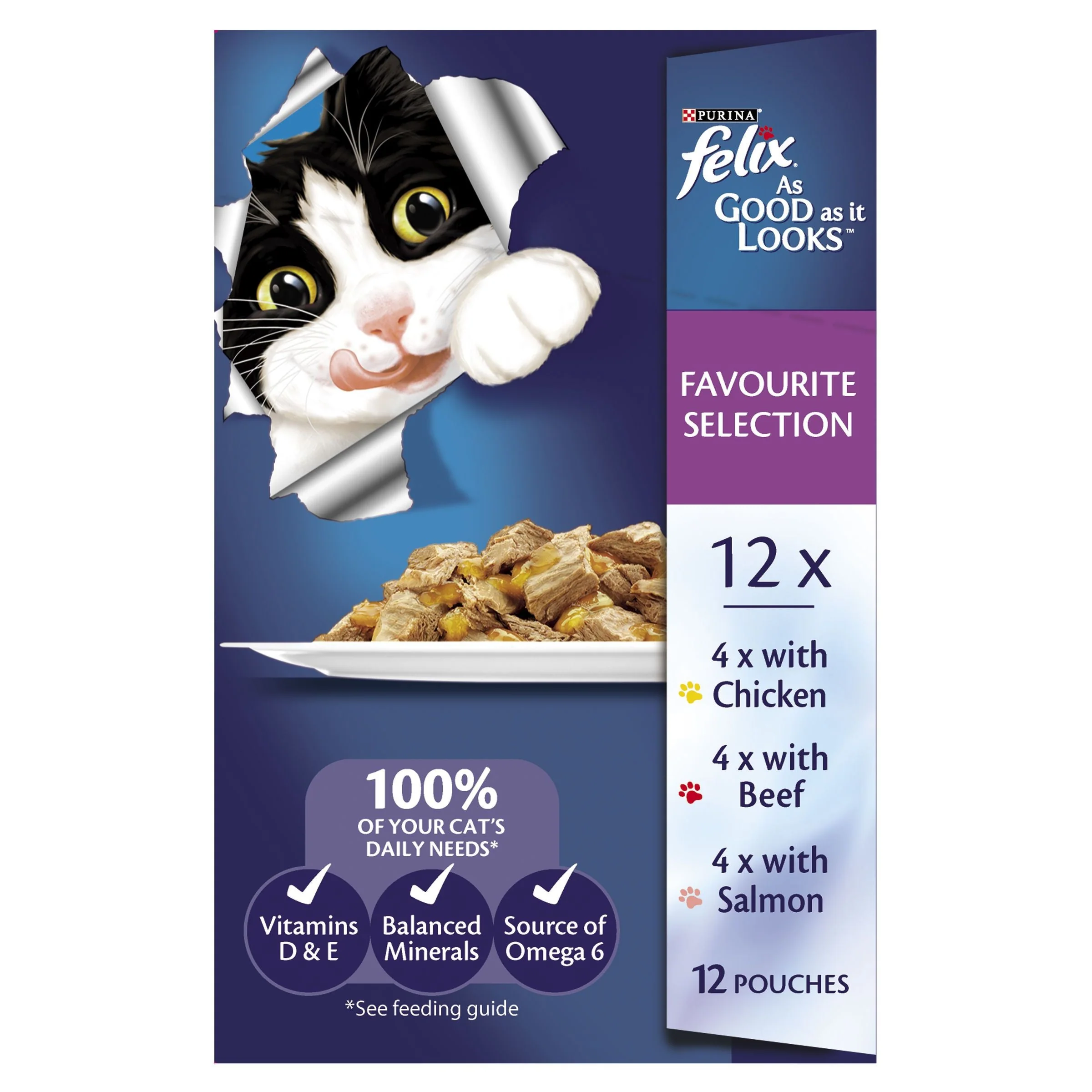 Felix As Good As It Looks Favourites Selection Wet Cat Food 12x85g - Image 5