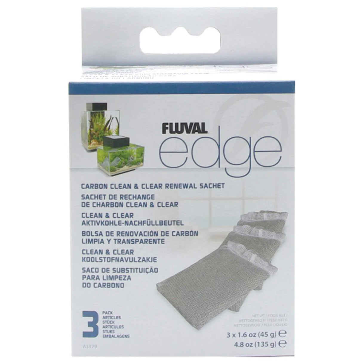 Fluval Edge Replacement Carbon 3pk - Image 2