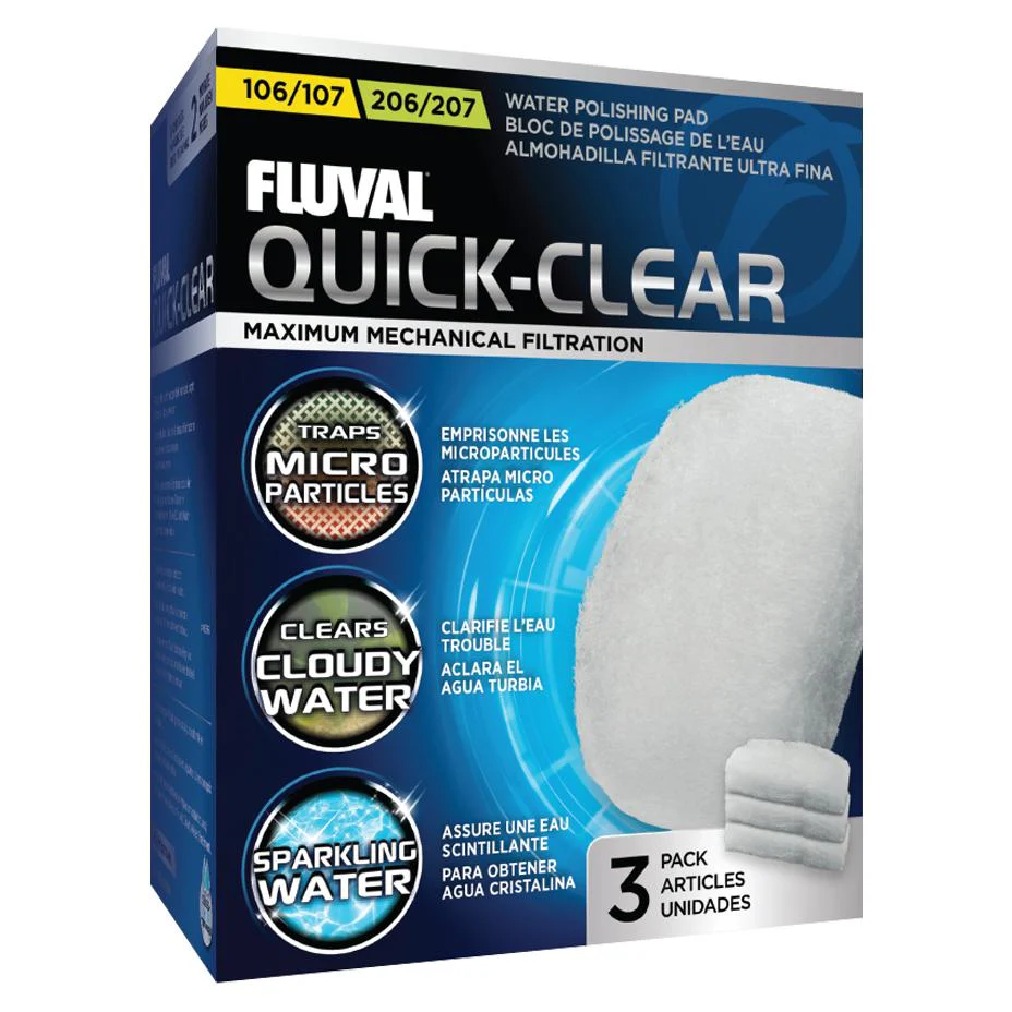 Fluval Polishing Pads 106/206 3pk