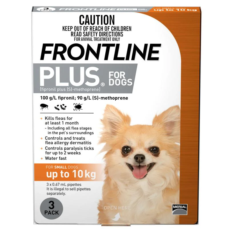 Frontline Plus - Flea Treatment for Dogs <10kg - Image 2