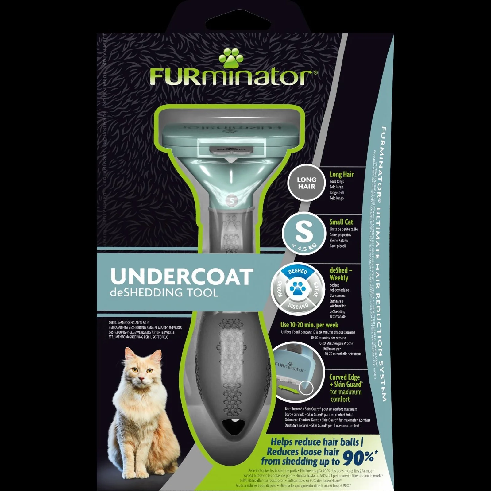 FURminator Long Hair deShedding Tool for Cats - Image 10