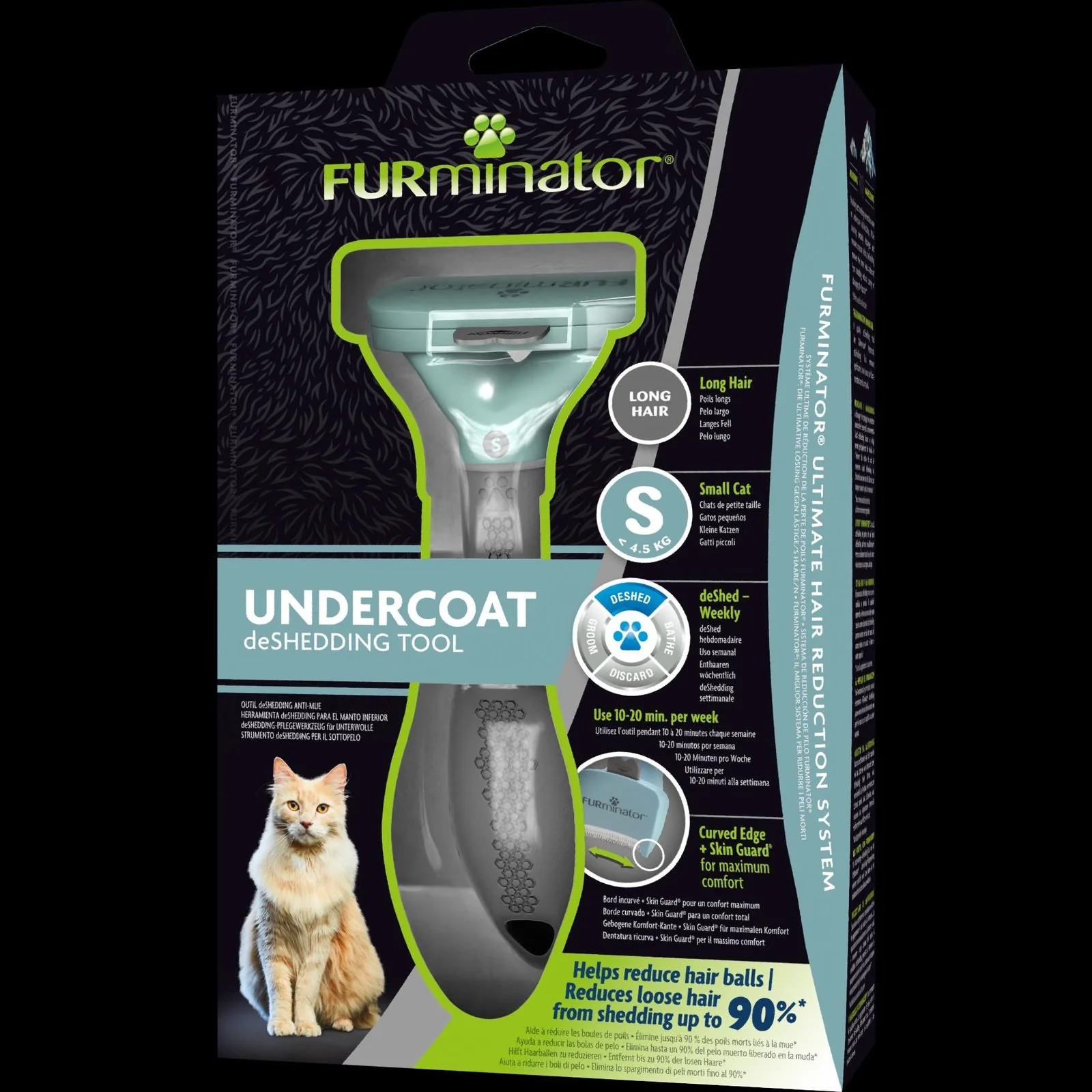 FURminator Long Hair deShedding Tool for Cats - Image 13