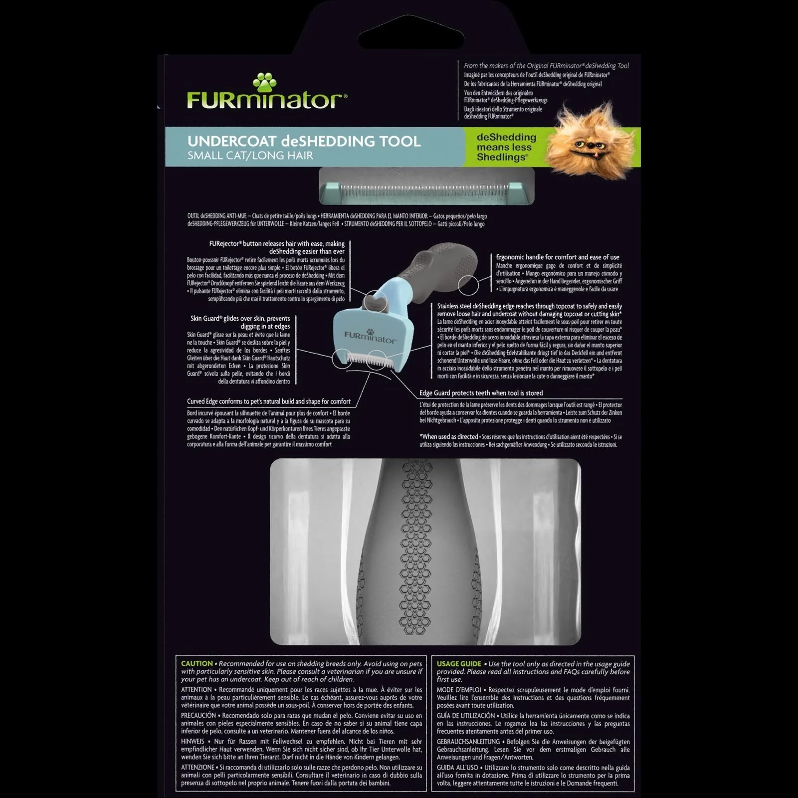 FURminator Long Hair deShedding Tool for Cats - Image 16