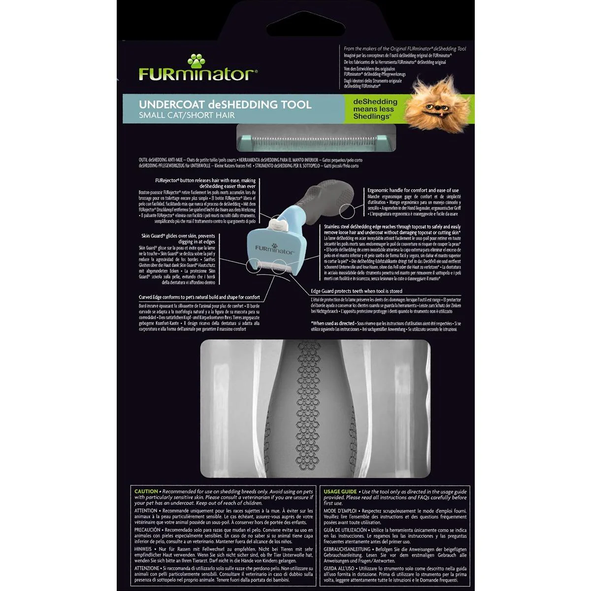 FURminator Short Hair deShedding Tool for Cats - Image 12