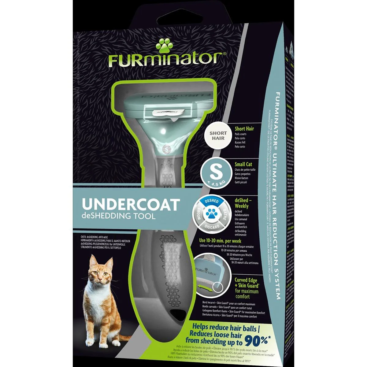FURminator Short Hair deShedding Tool for Cats - Image 13