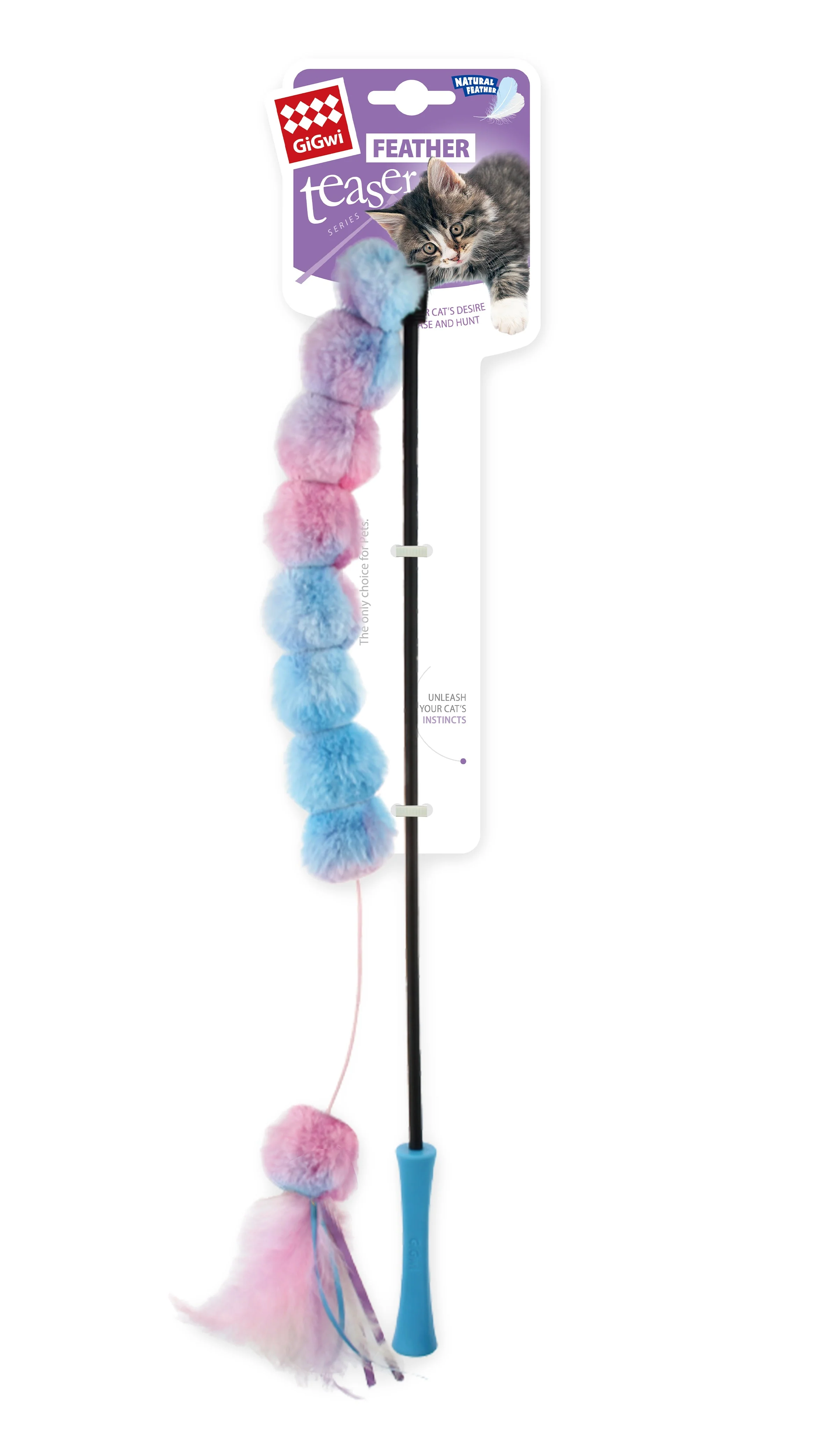 Gigwi Ice Cream Feather Teaser Wand - Image 6