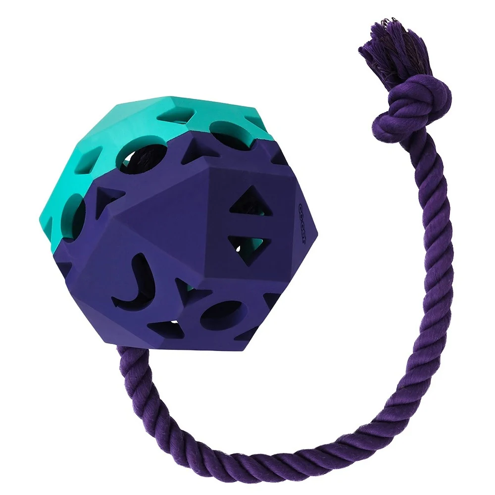 Go Get Geo Ball with Rope Dog Toy - Image 4