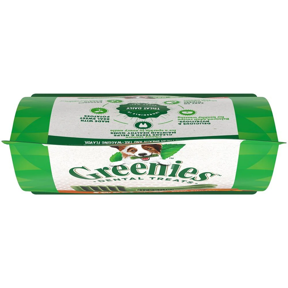 Greenies Canine Dental Dog Treat Sweet Potato Flavored Petite 340g - Image 5