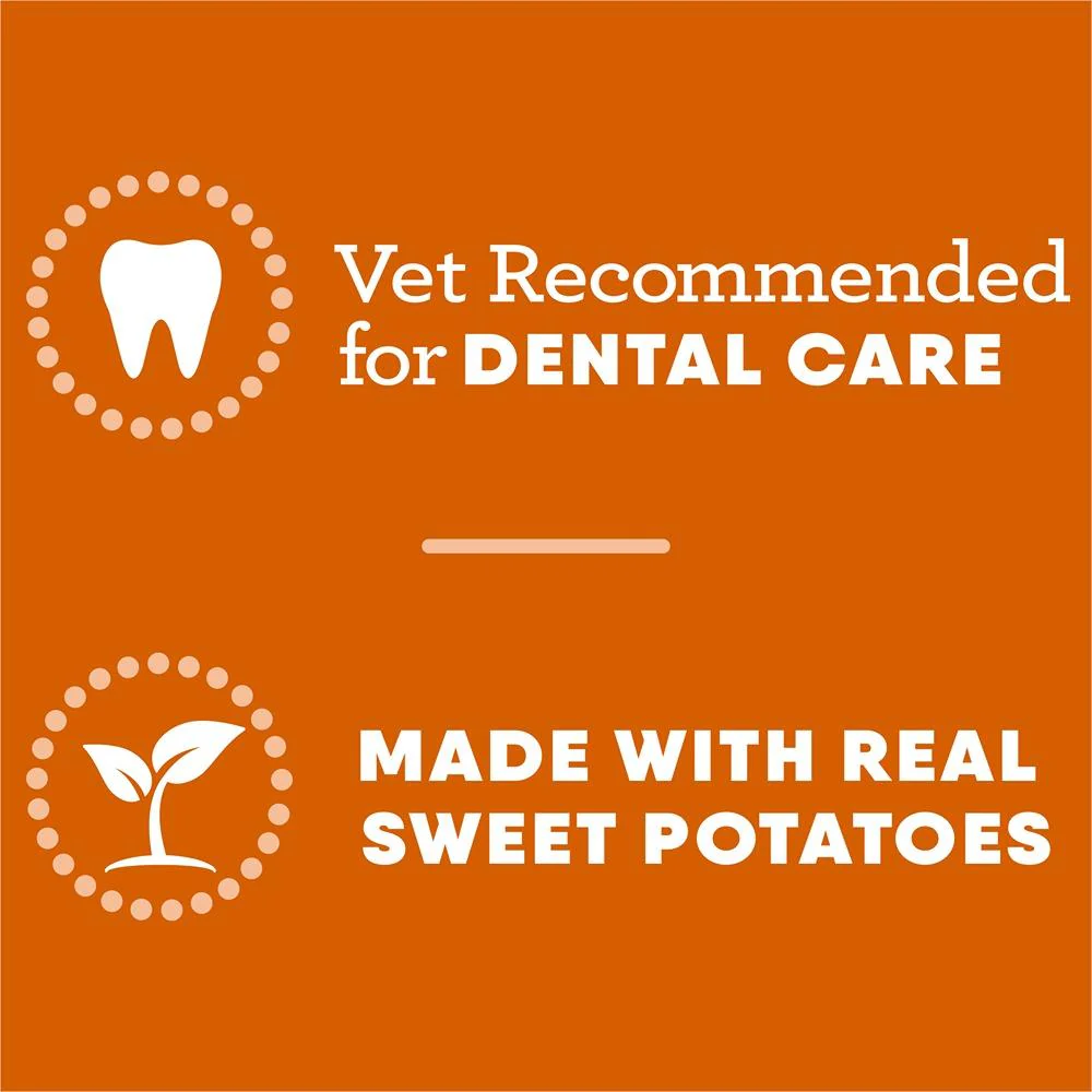 Greenies Canine Dental Dog Treat Sweet Potato Flavored Teenie 340g - Image 5