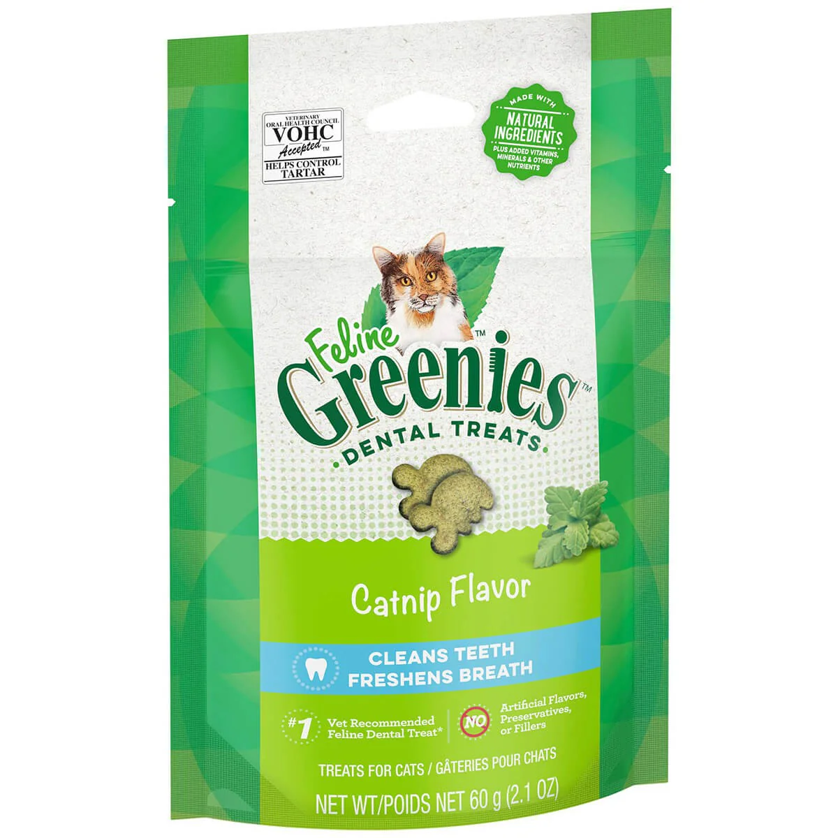 Greenies Catnip Feline Dental Cat Treats - Image 2