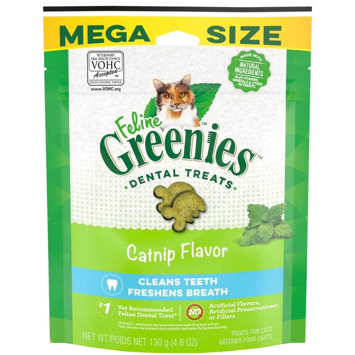 Greenies Catnip Feline Dental Cat Treats - Image 3