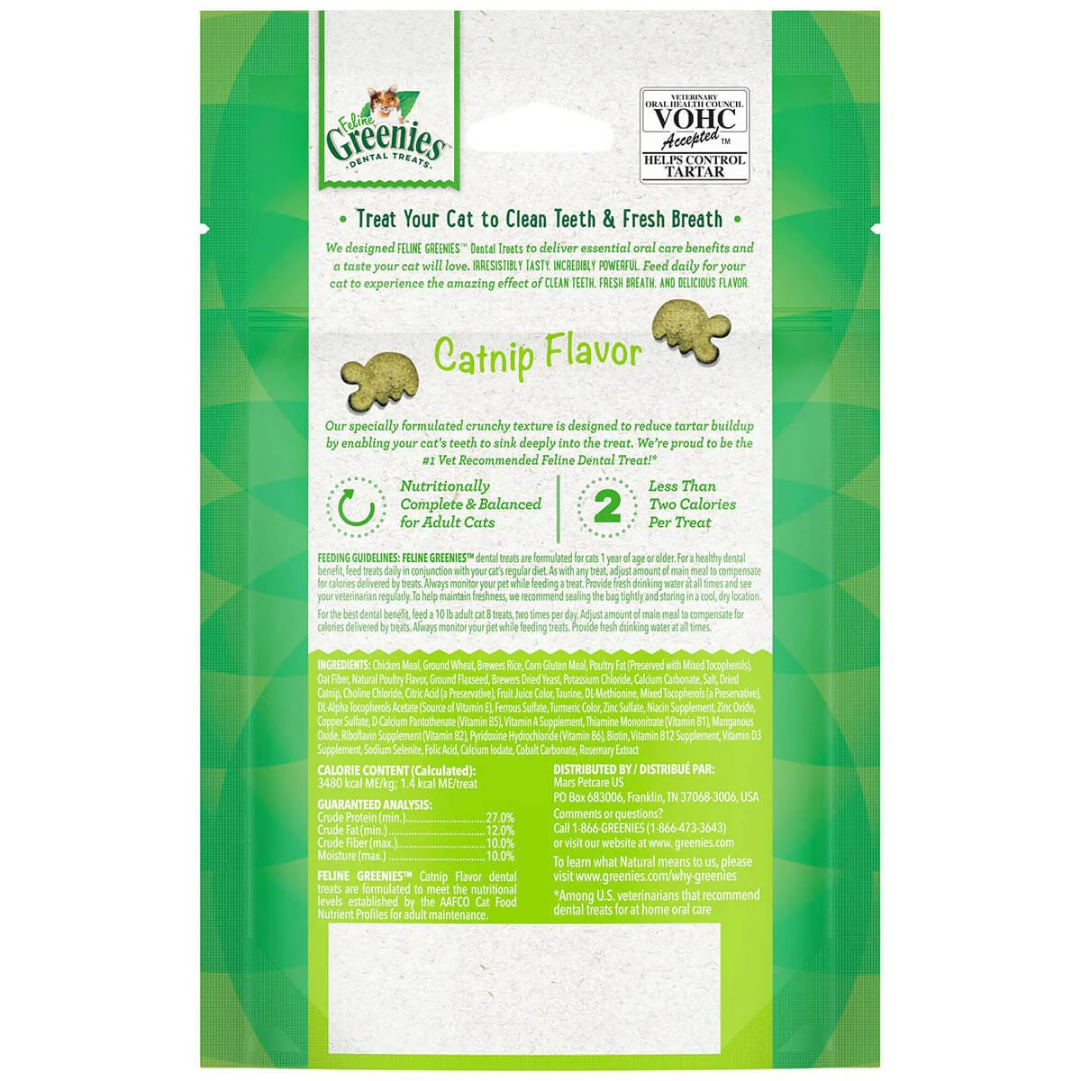Greenies Catnip Feline Dental Cat Treats - Image 4