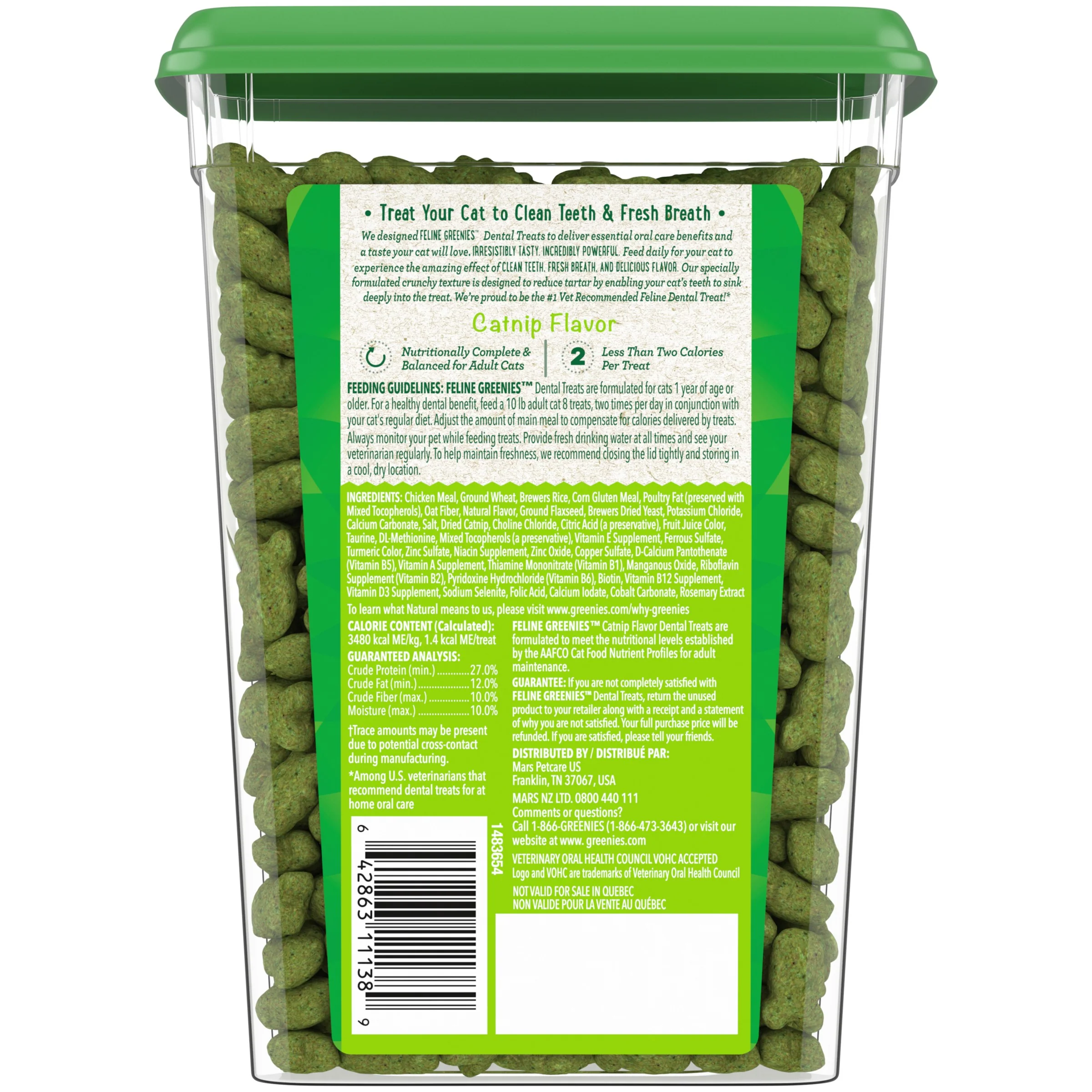 Greenies Catnip Feline Dental Cat Treats - Image 6