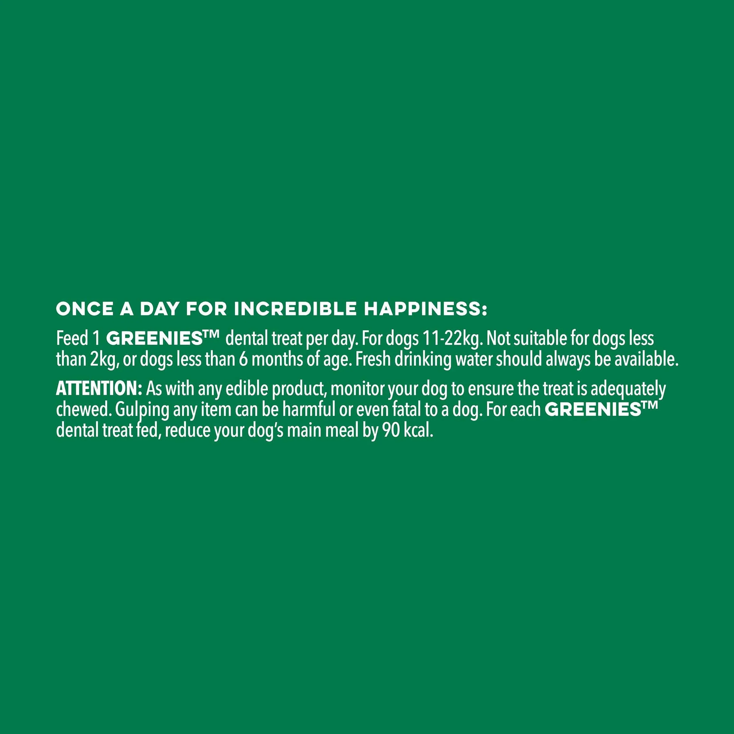 Greenies Freshmint Regular Dental Chews Dog Treats 340G - Image 4