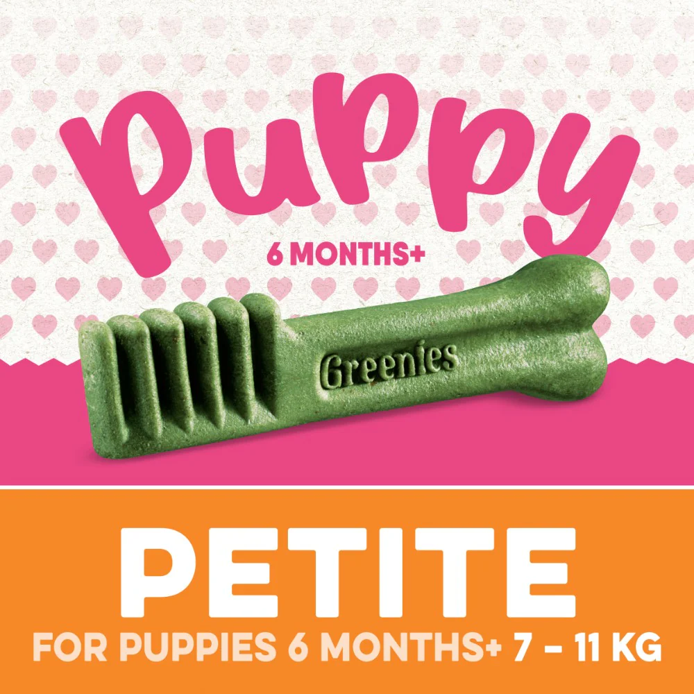 Greenies Puppy 6 Months+ Original Petite Dental Dog Treats - Image 3