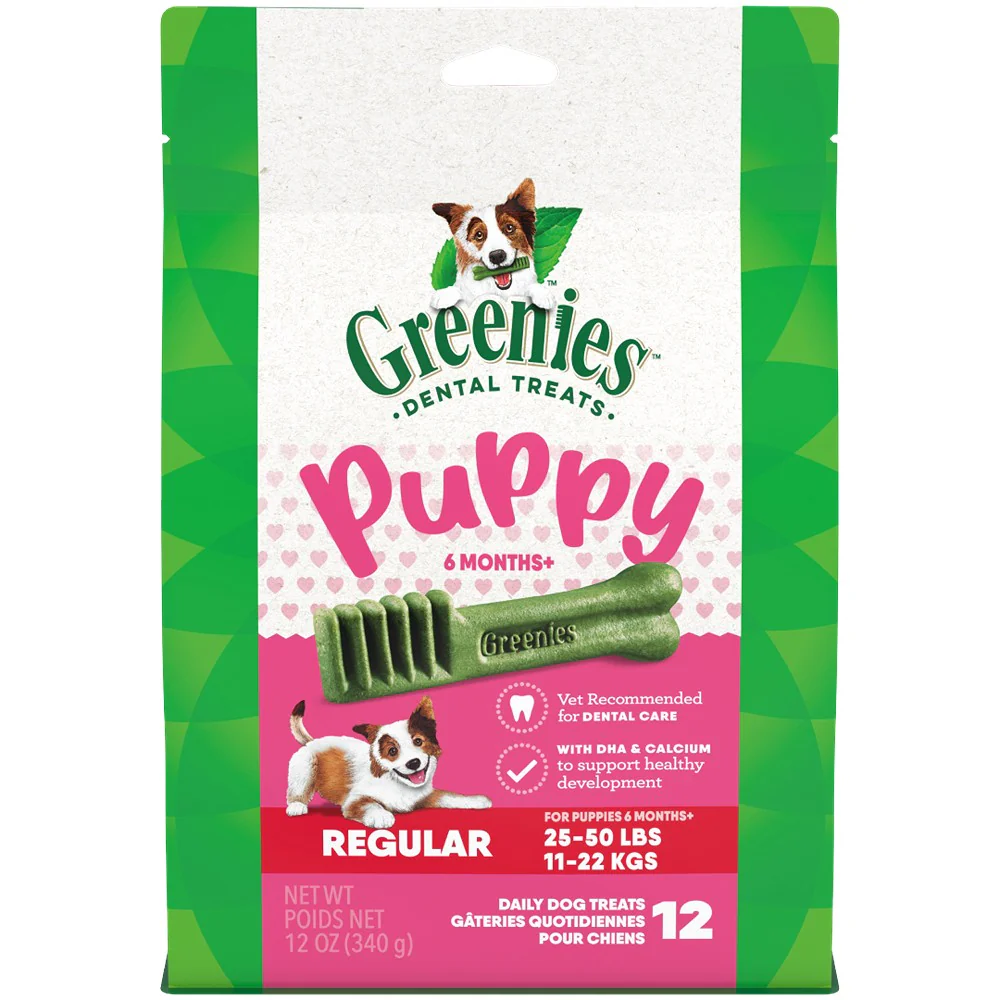 Greenies Puppy 6 Months+ Original Regular Dental Dog Treats