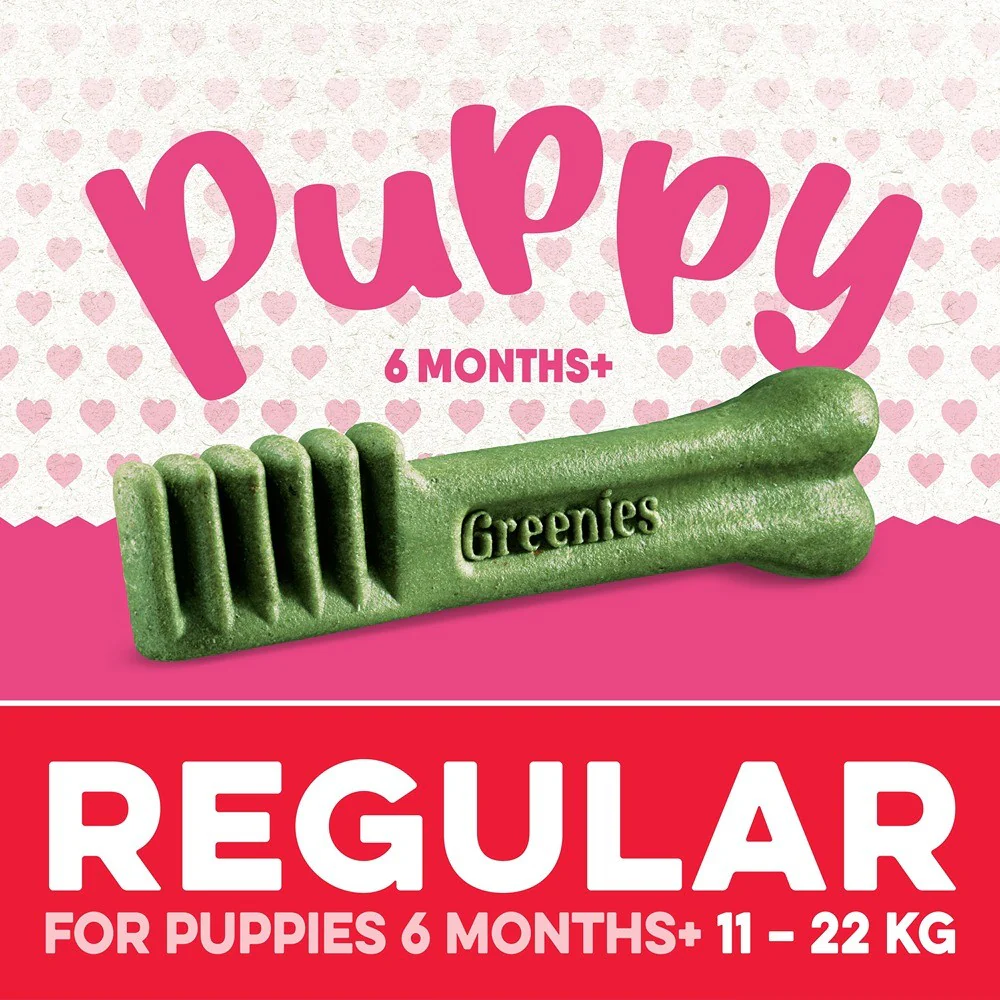 Greenies Puppy 6 Months+ Original Regular Dental Dog Treats - Image 3