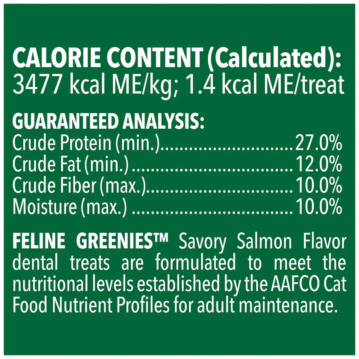 Greenies Savory Salmon Feline Dental Cat Treats - Image 10