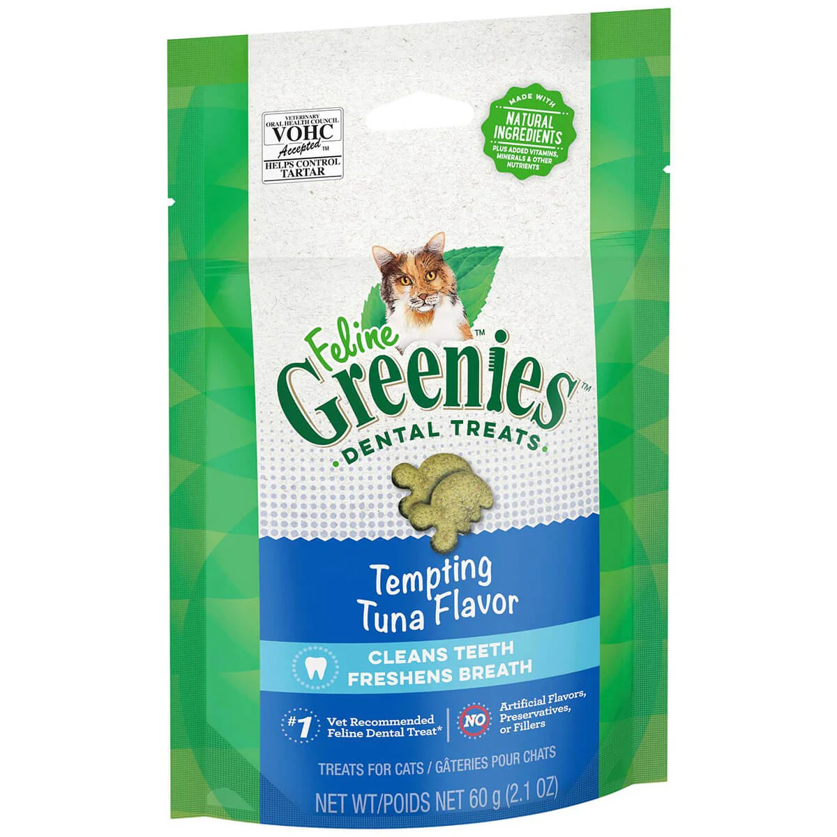 Greenies Tempting Tuna Feline Dental Cat Treats - Image 2