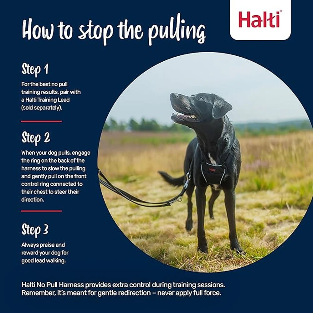 Halti No Pull Dog Harness Black - Image 18