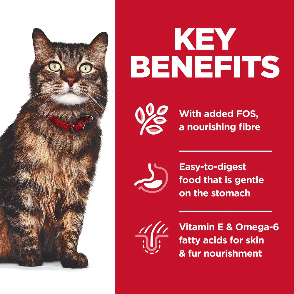 Hill’s Science Diet Adult Sensitive Skin & Stomach Variety Pack Wet Cat Food Pouches 12x80g - Image 6