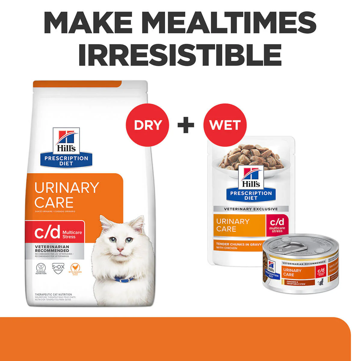 Hill's Prescription Diet C/D Stress Urinary Care Dry Cat Food - Image 21