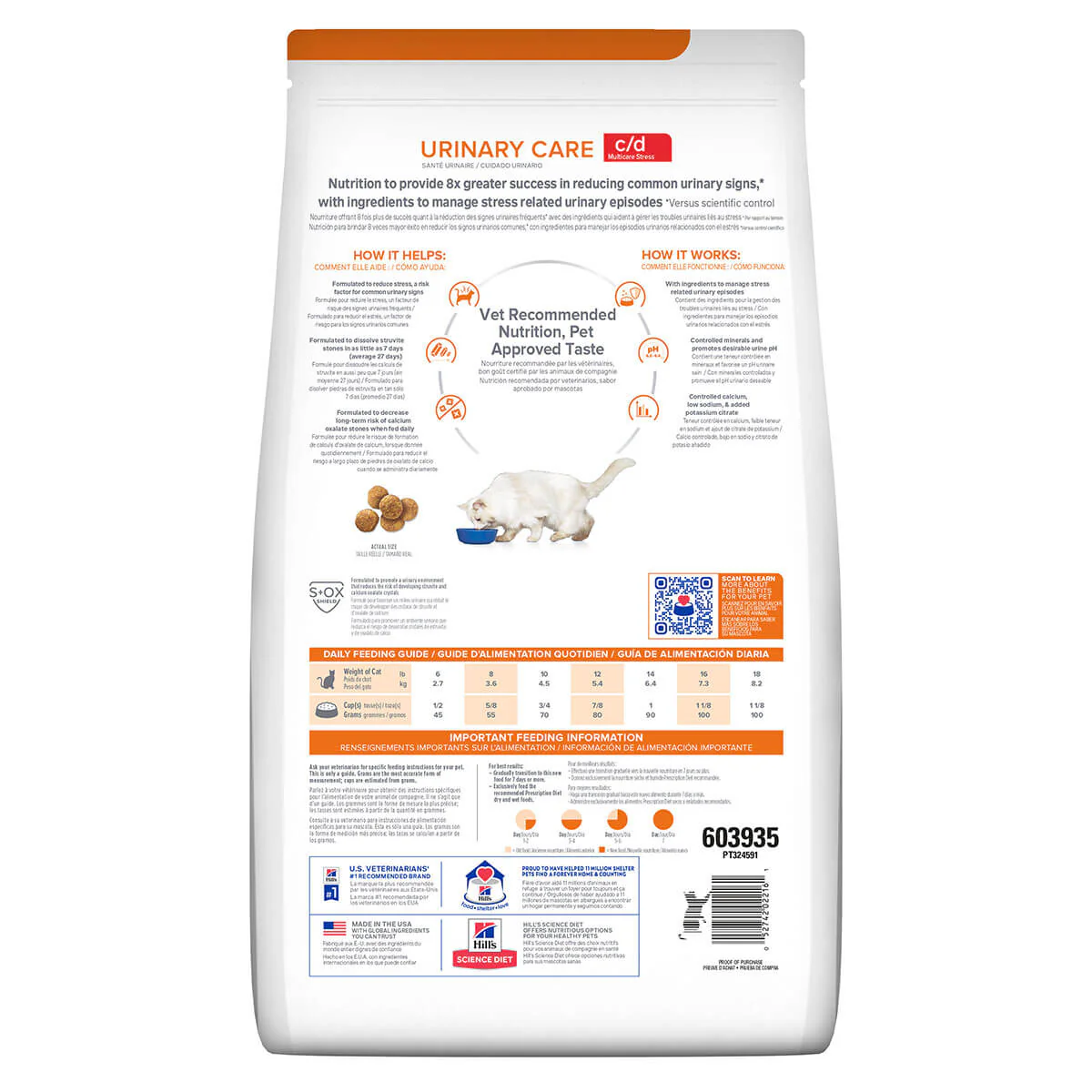 Hill's Prescription Diet C/D Stress Urinary Care Dry Cat Food - Image 5