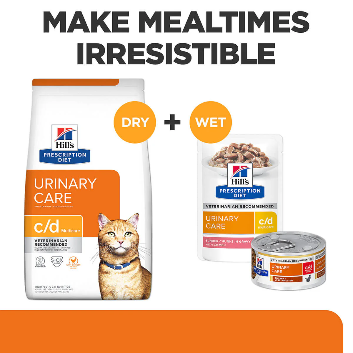 Hill's Prescription Diet C/D Urinary Care Chicken Wet Cat Food - Image 19