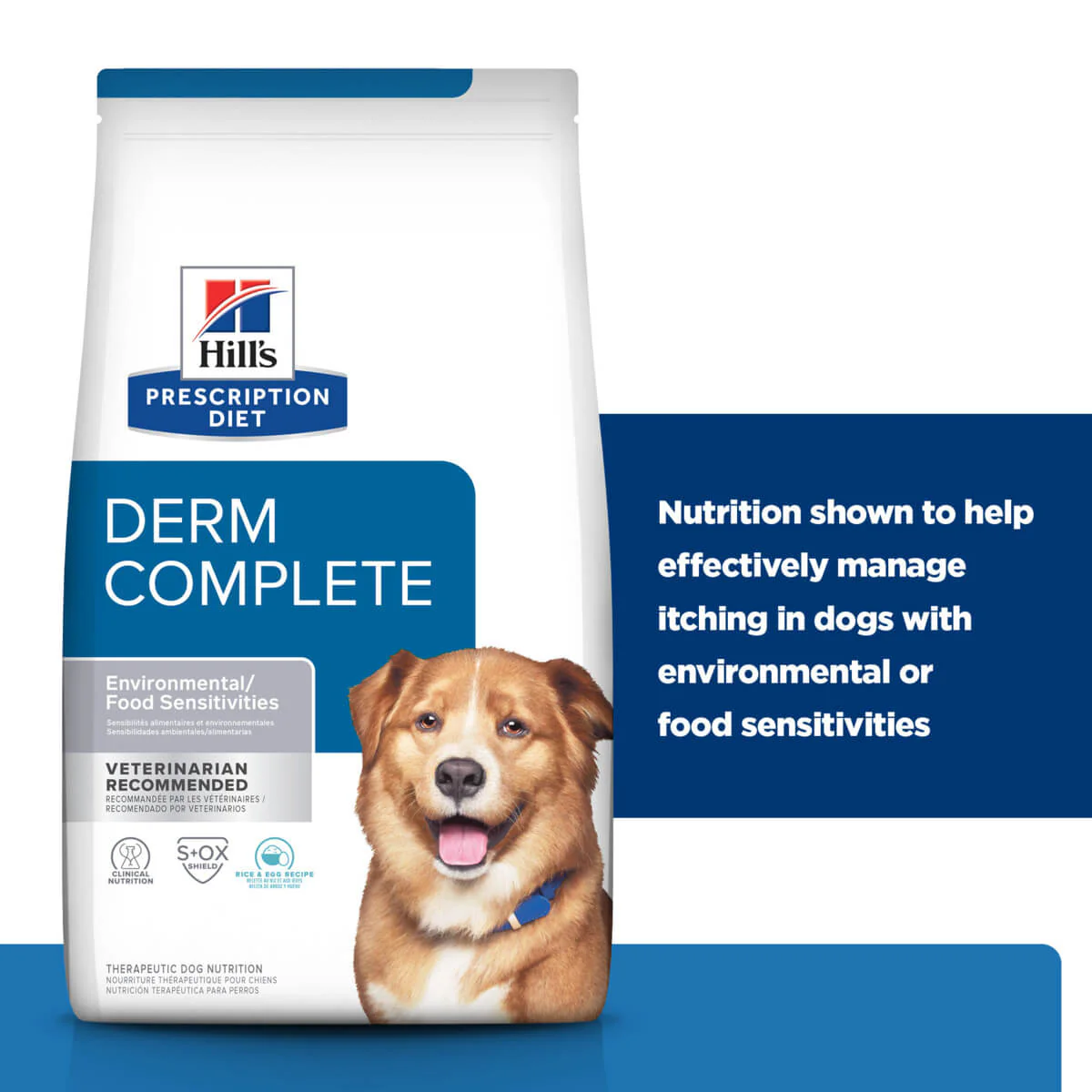 Hill's Prescription Diet Sensitive Derm Complete Dry Dog Food - Image 16