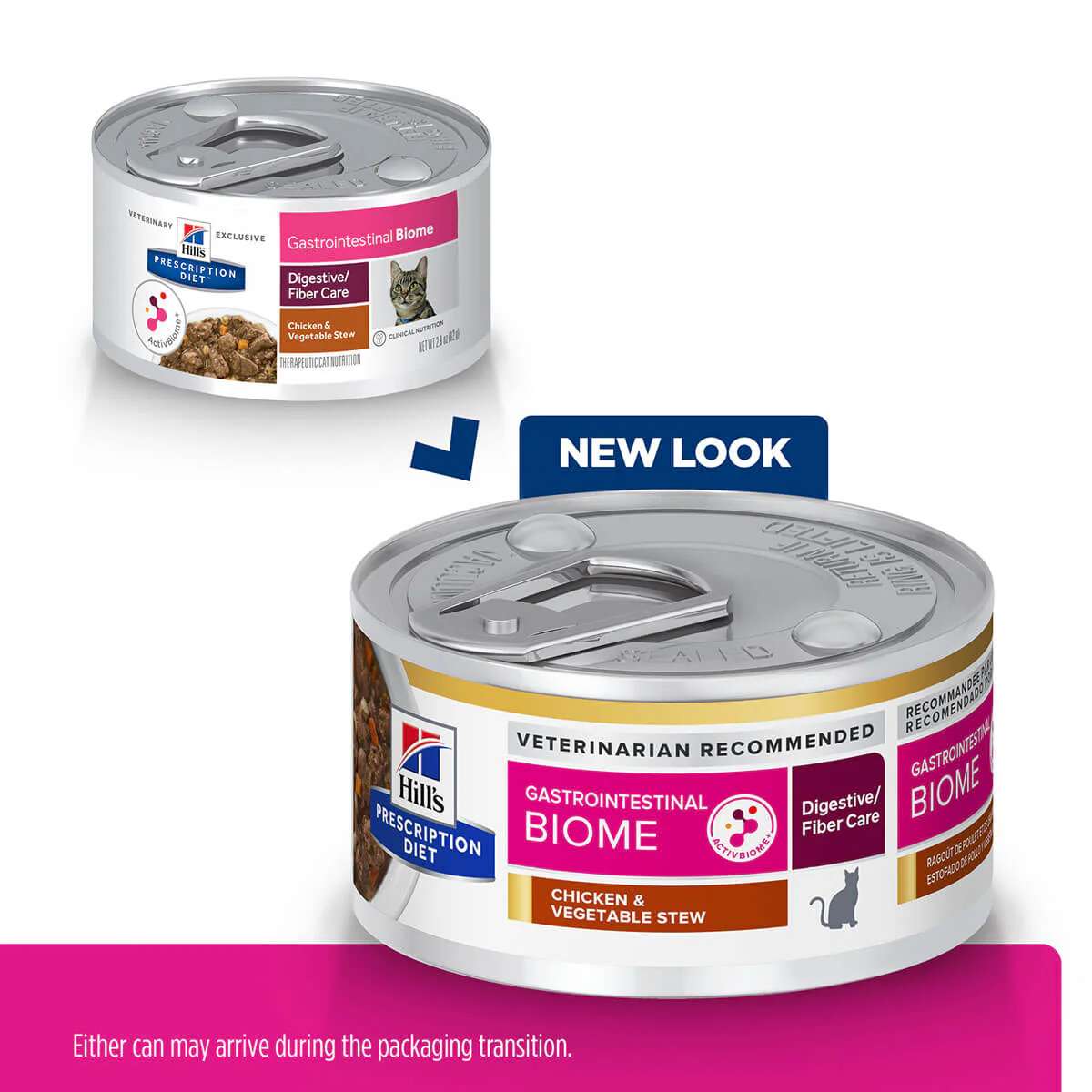Hill's Prescription Diet Gastrointestinal Biome Care Chicken & Vegetable Wet Cat Food - Image 6