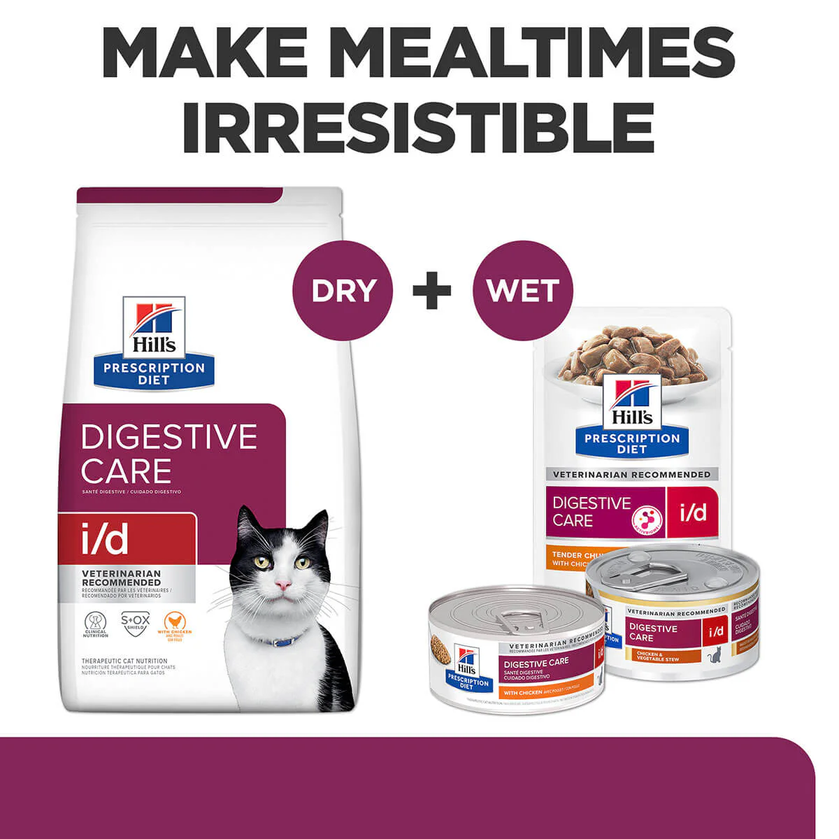 Hill's Prescription Diet I/D Digestive Care Chicken & Vegetable Stew Wet Cat Food - Image 18