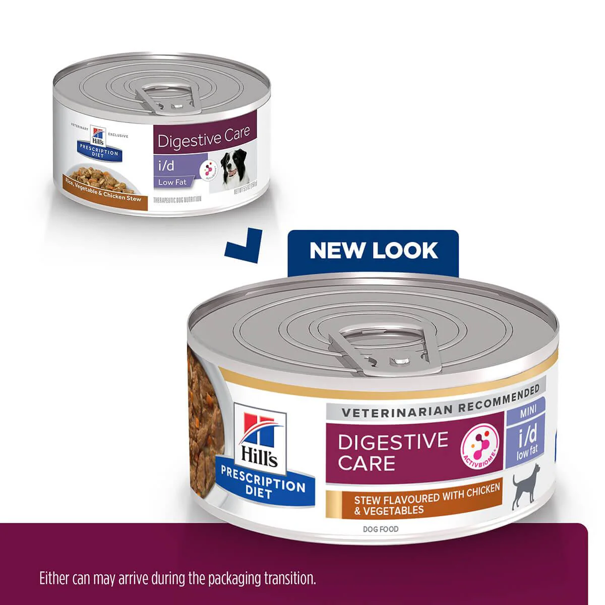 Hill's Prescription Diet I/D Digestive Care Rice, Chicken & Vegetable Stew Low Fat Wet Dog Food - Image 3