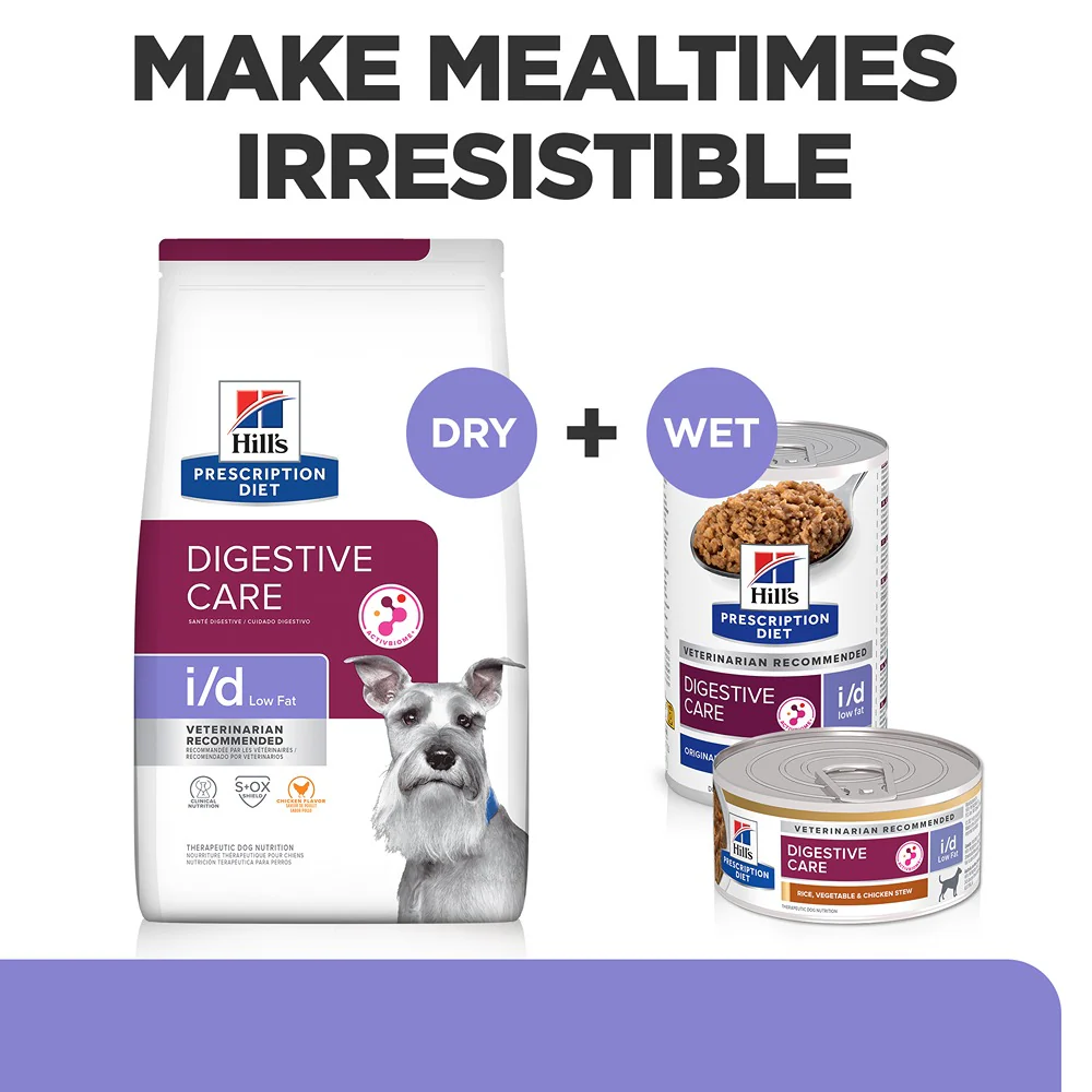 Hill's Prescription Diet I/D Digestive Care Low Fat Wet Dog Food - Image 11
