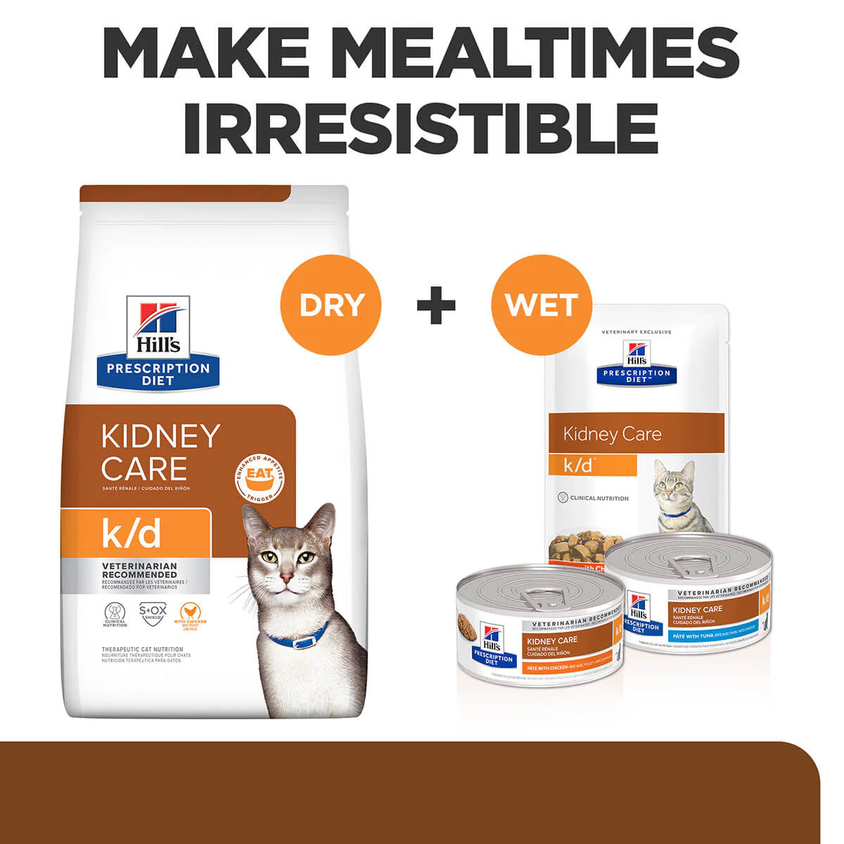 Hill's Prescription Diet K/D Kidney Care Chicken & Vegetable Stew Wet Cat Food - Image 19