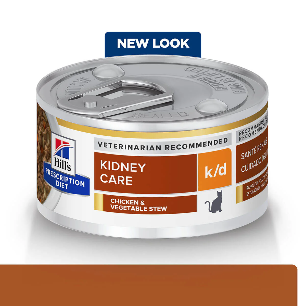 Hill's Prescription Diet K/D Kidney Care Chicken & Vegetable Stew Wet Cat Food - Image 4