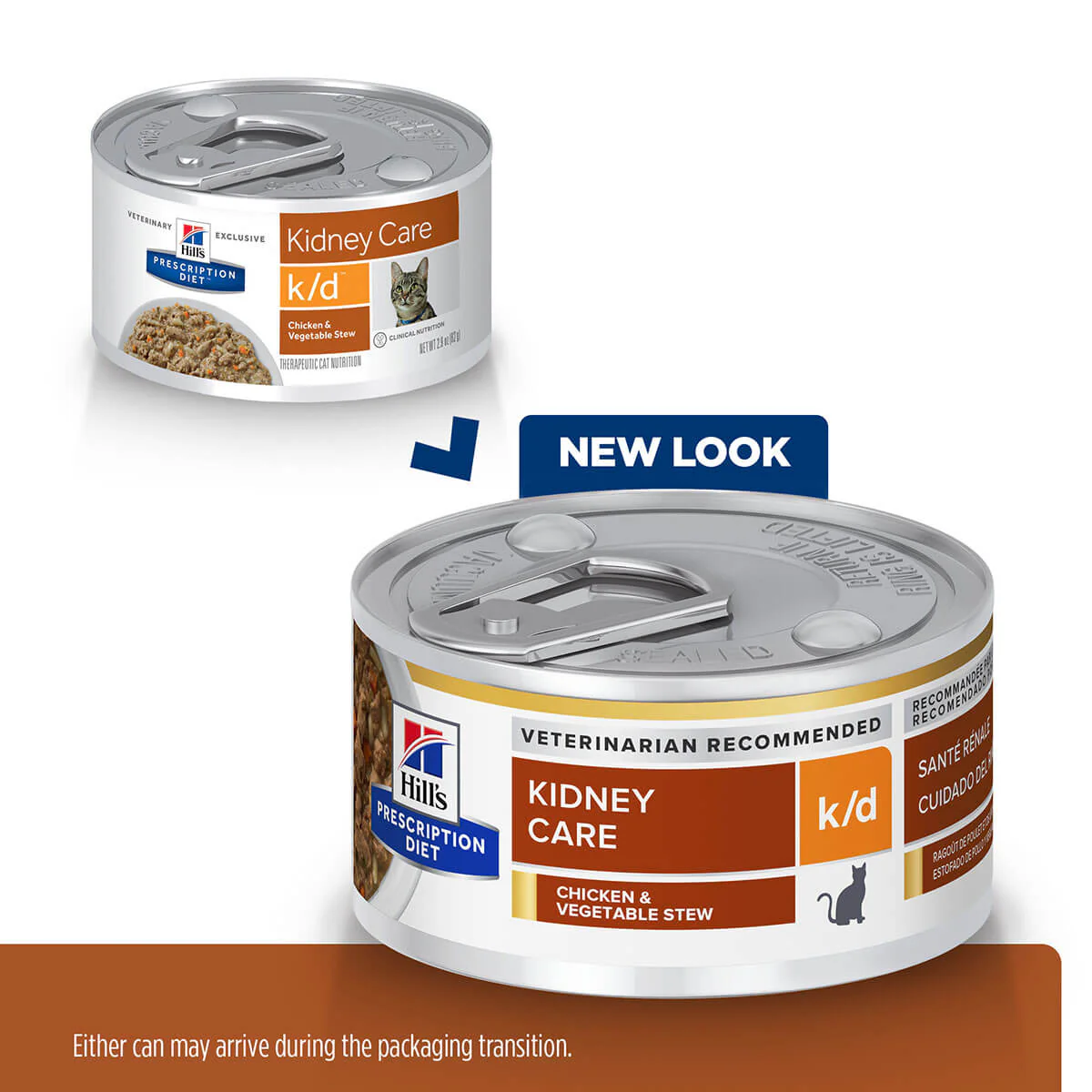 Hill's Prescription Diet K/D Kidney Care Chicken & Vegetable Stew Wet Cat Food - Image 6