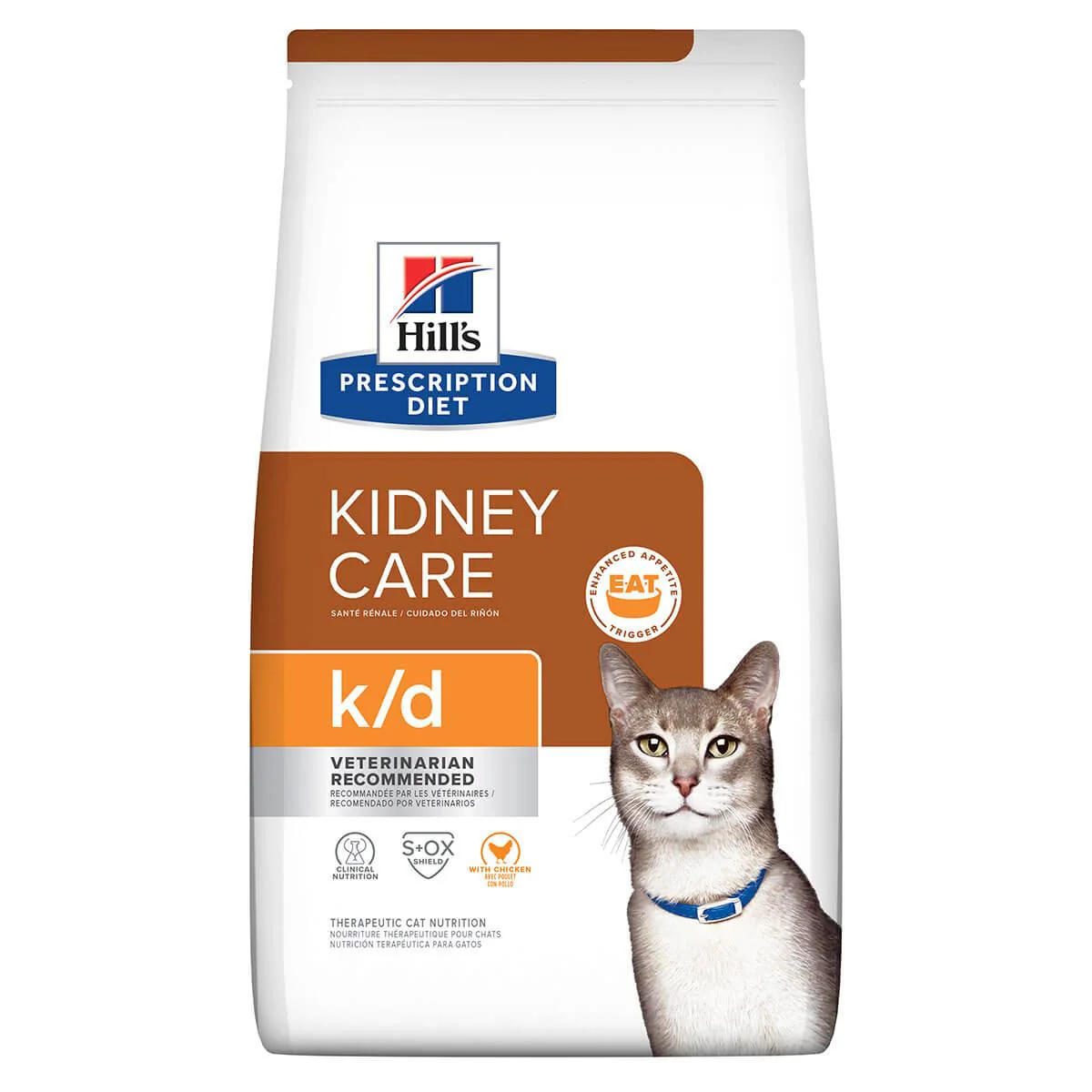 Hill's Prescription Diet K/D Kidney Care Dry Cat Food - Image 2