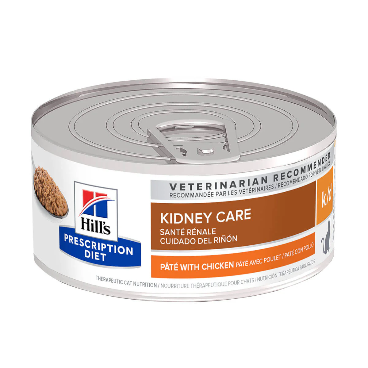 Hill's Prescription Diet K/D Kidney Care Pate With Chicken Wet Cat Food - Image 3