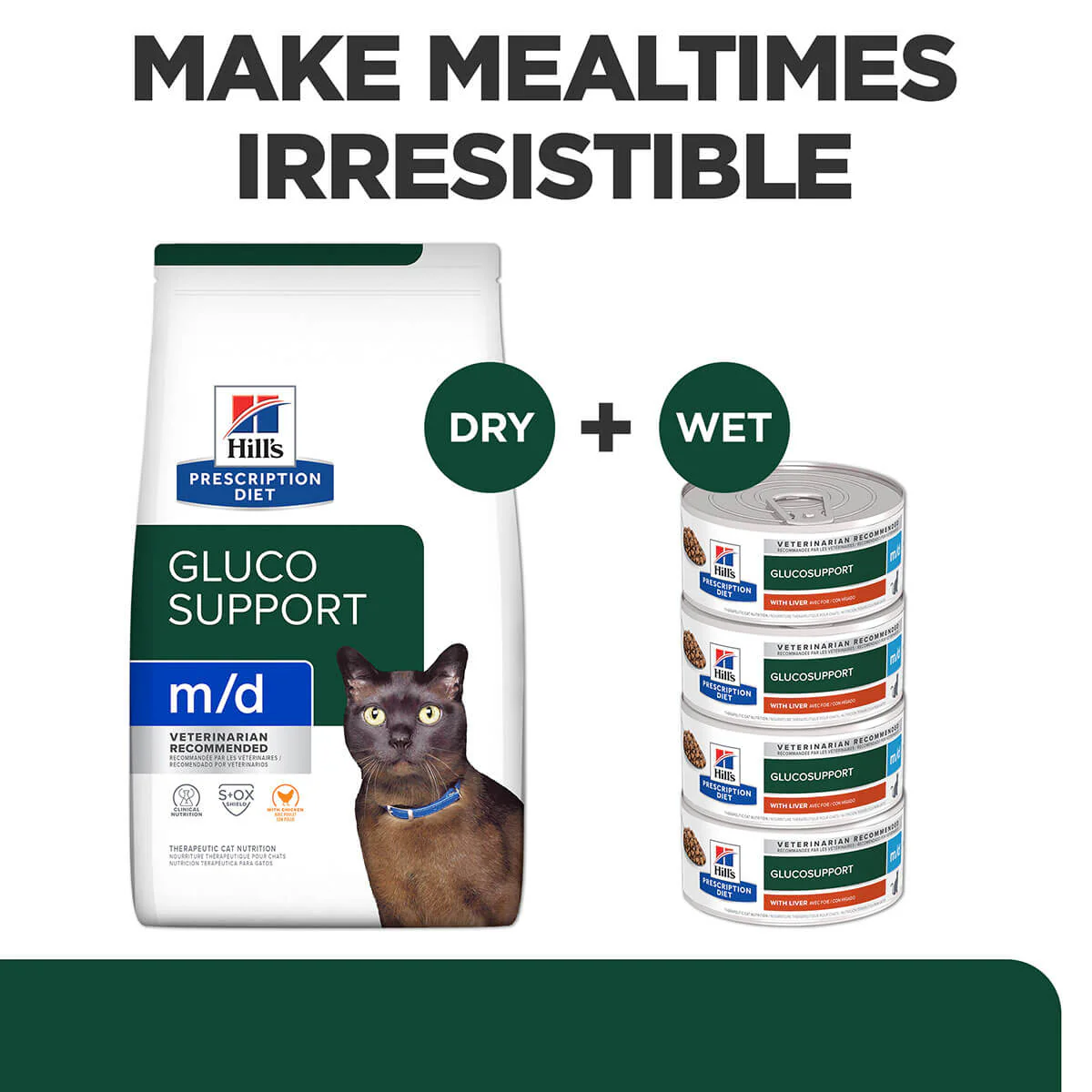 Hill's Prescription Diet M/D GlucoSupport Liver Wet Cat Food - Image 10