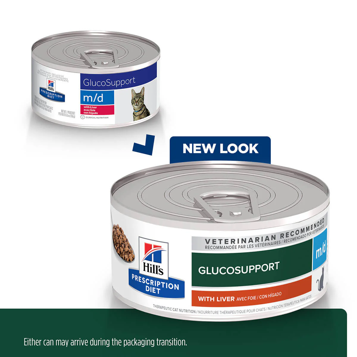 Hill's Prescription Diet M/D GlucoSupport Liver Wet Cat Food - Image 3