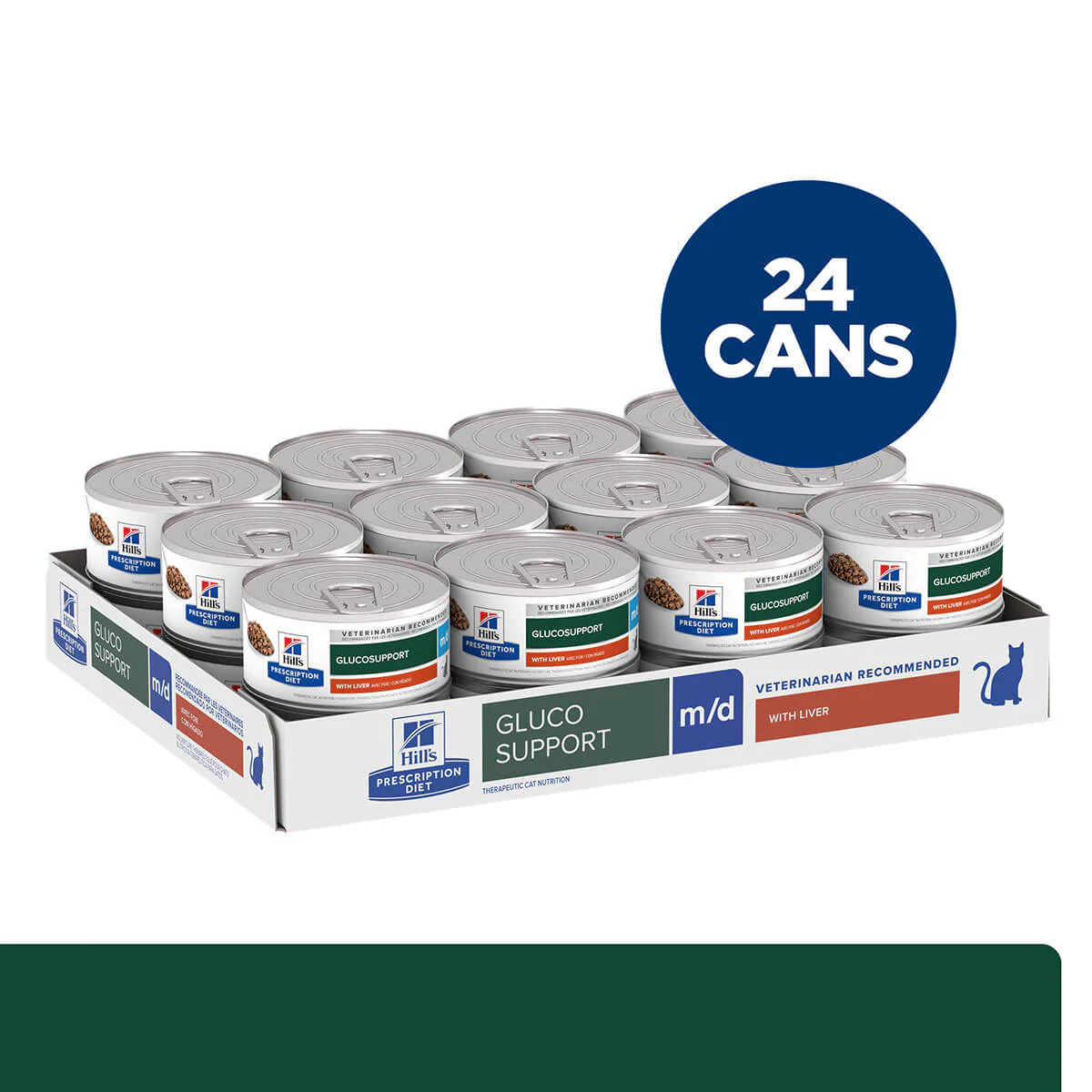 Hill's Prescription Diet M/D GlucoSupport Liver Wet Cat Food - Image 4