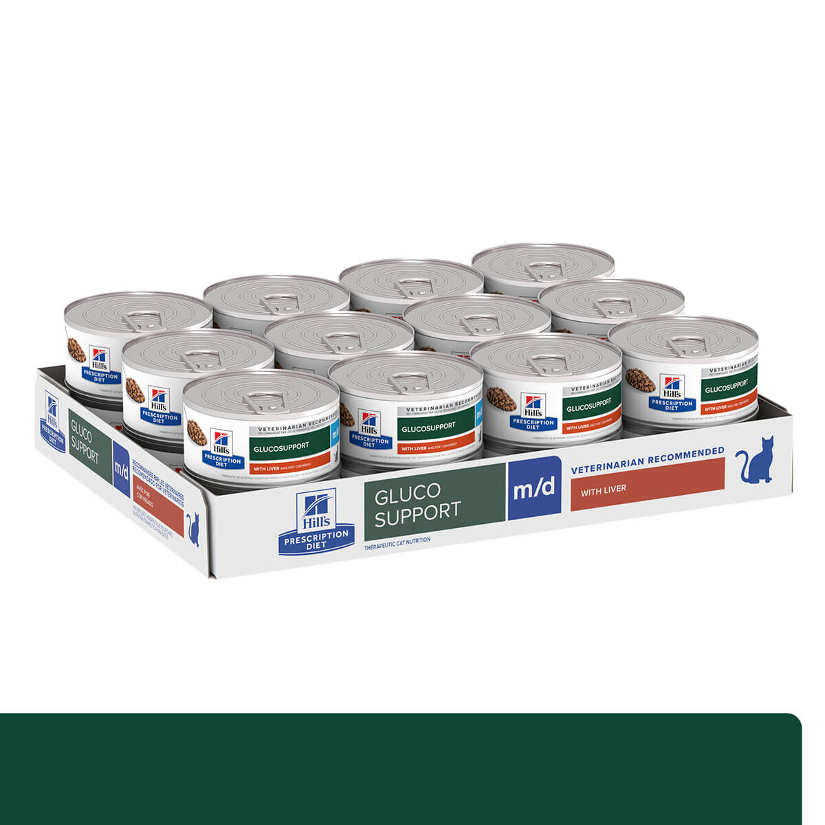 Hill's Prescription Diet M/D GlucoSupport Liver Wet Cat Food - Image 8