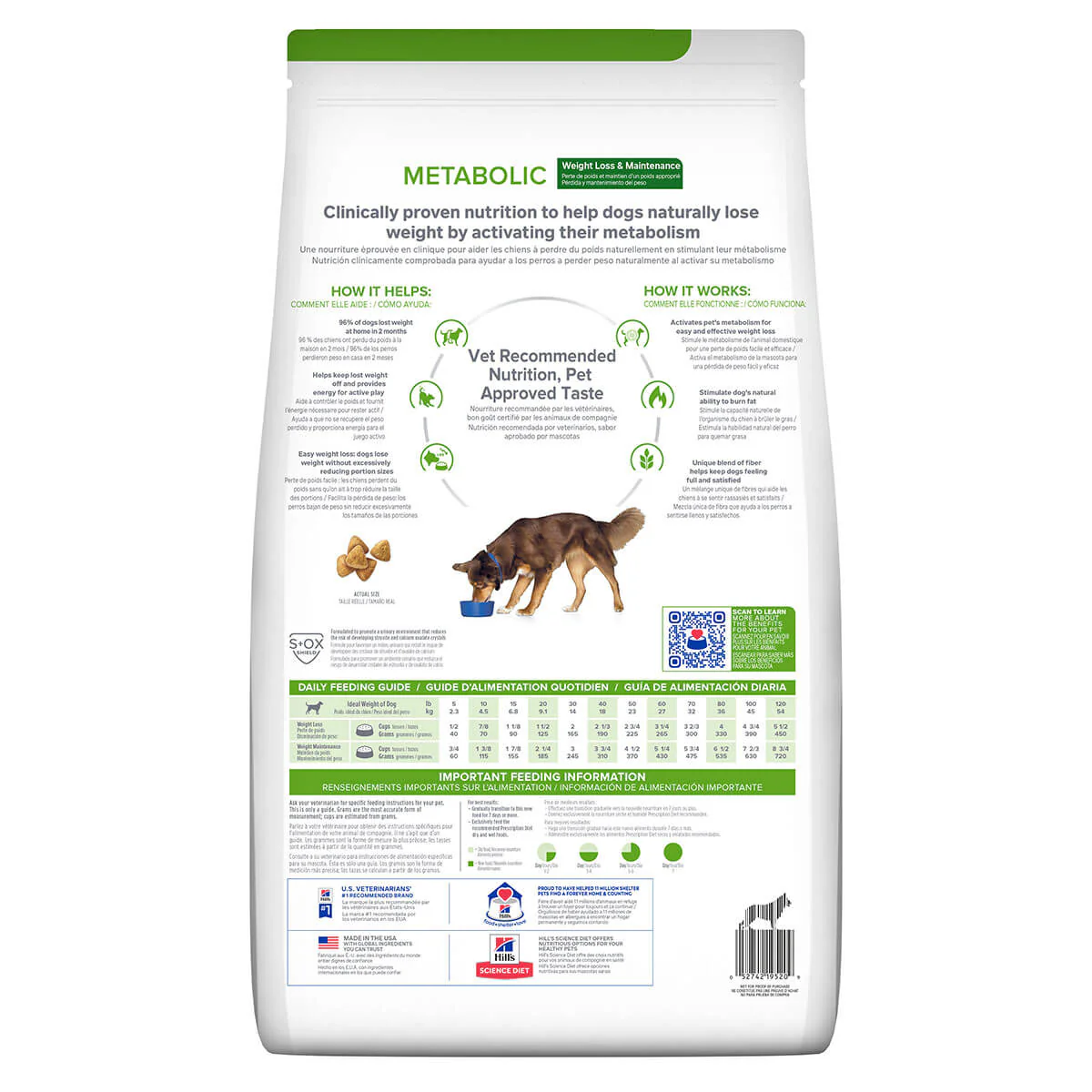 Hill's Prescription Diet Metabolic Weight Management Dry Dog Food - Image 4