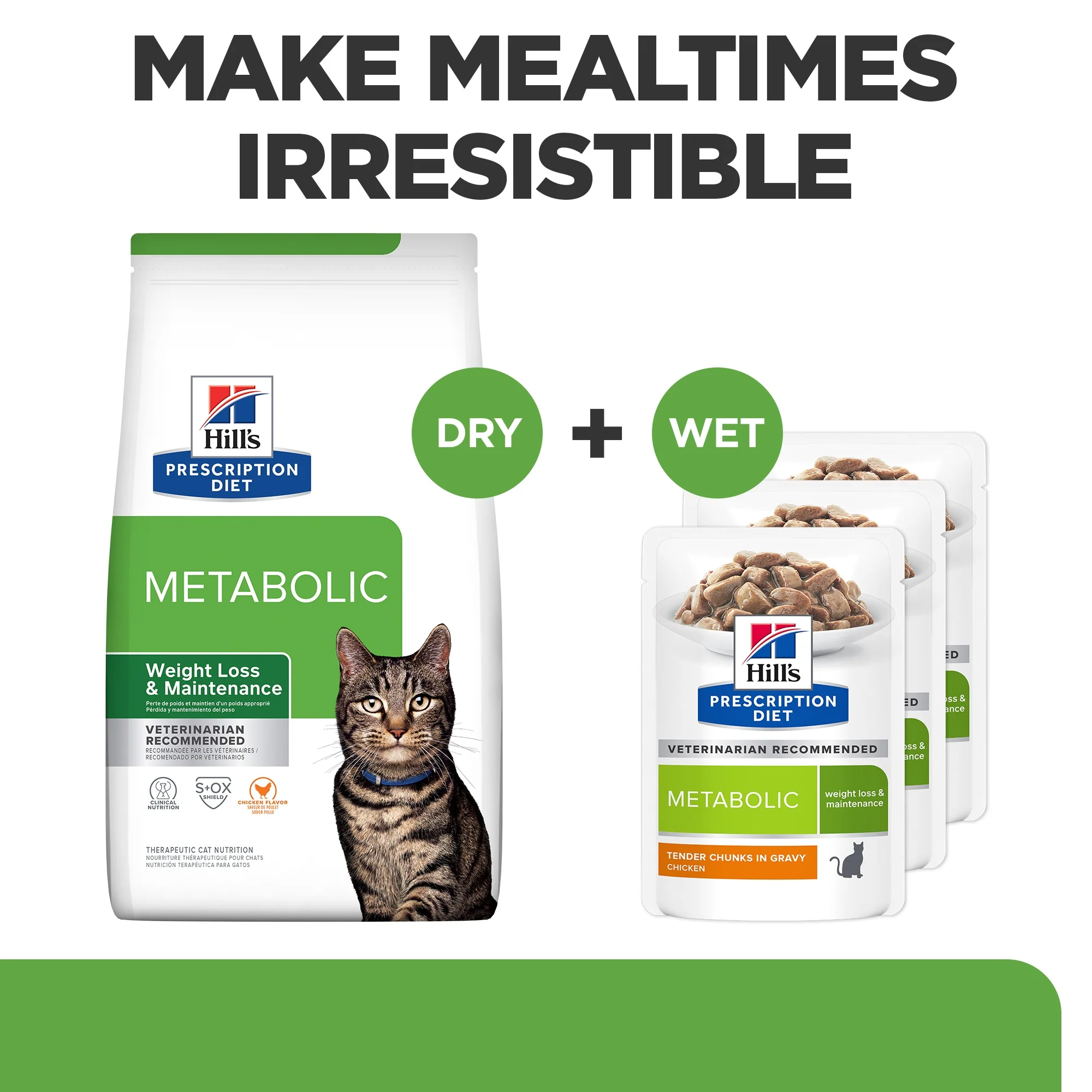 Hill's Prescription Diet Metabolic Weight Management Chicken Wet Cat Food - Image 6