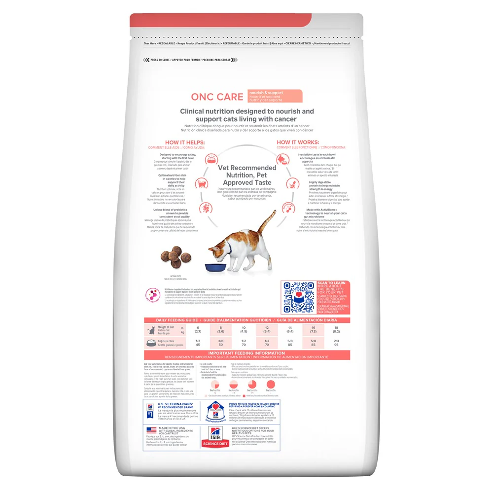 Hill's Prescription Diet ONC Care Dry Cat Food - Image 7